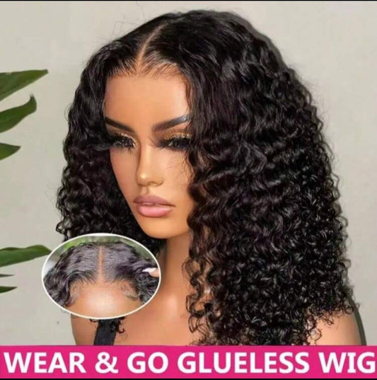 Glueless human hair