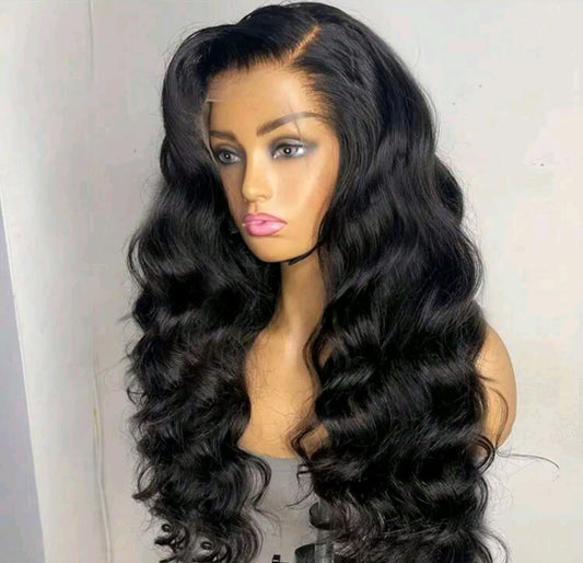 Black wave body lace