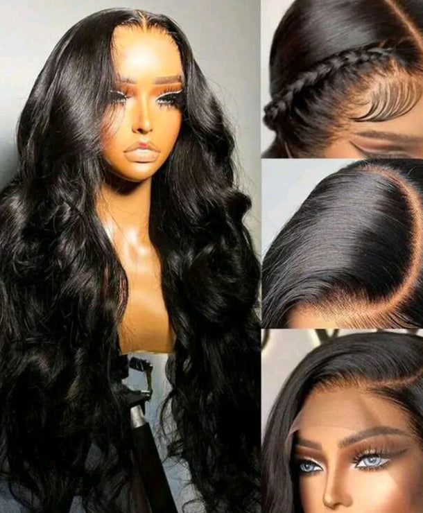 Black wave body lace