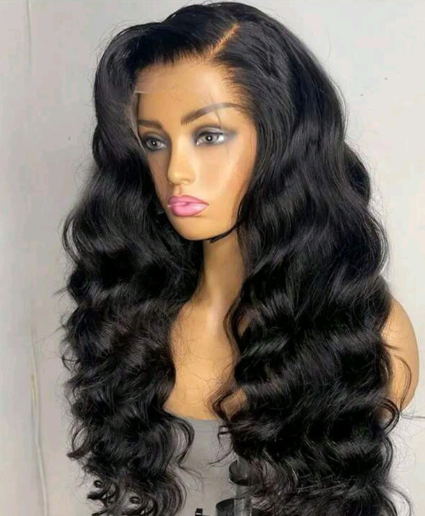 Black wave body lace