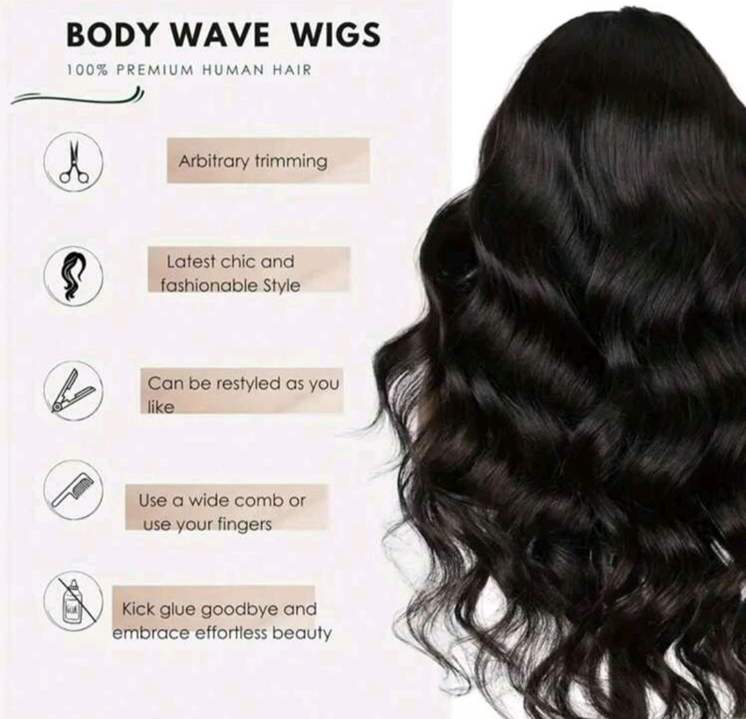 Black wave body lace